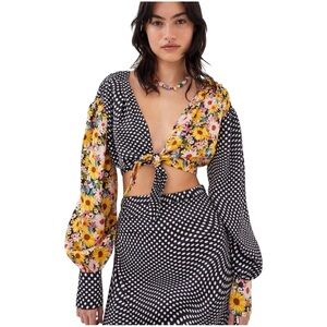 FOR LOVE & LEMONS ANYA CROP TOP XXS